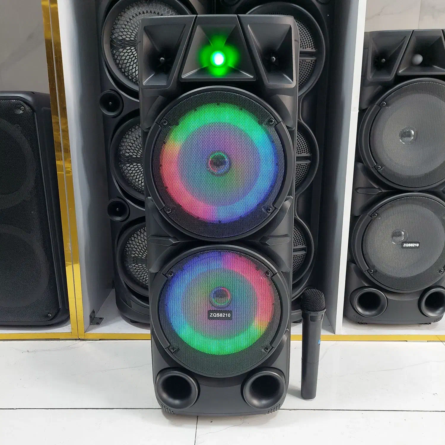 اسپیکر باند تکی شارژی میکروفون بیسیم|سیستم صوتی خانگی|تبریز, |دیوار