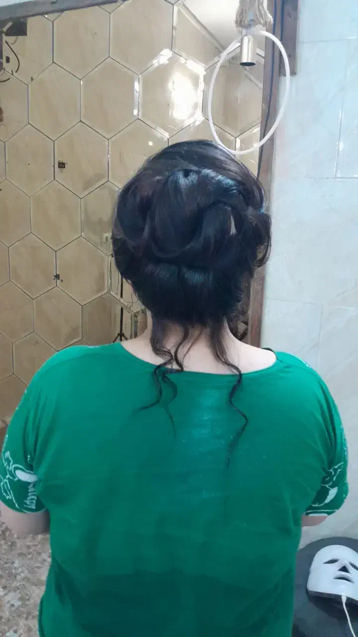 شینیون درمنزل سالن  هر مدل مویی که بخوای با تخفیف|خدمات آرایشگری و زیبایی|قرچک, شهرک الحدید|دیوار
