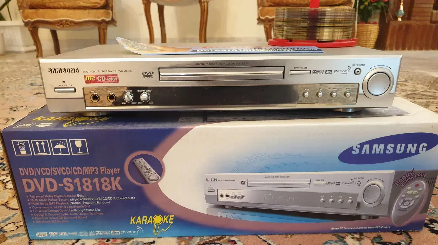 دستگاه پخش DVD سامسونگ نو|پخشکننده DVD و ویدیو|کرمانشاه, |دیوار