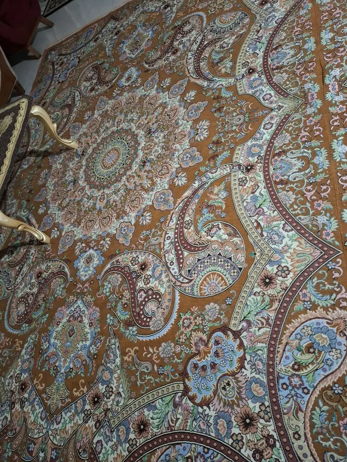 فرش ۱۲ متری بدون ایراد روفرشی دوجفت ست بسیار زیبا|فرش|بندر انزلی, ساحل قو|دیوار