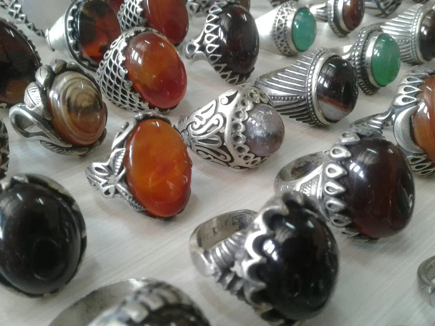 انگشتر طرح نقره|جواهرات|قم, سربخش|دیوار