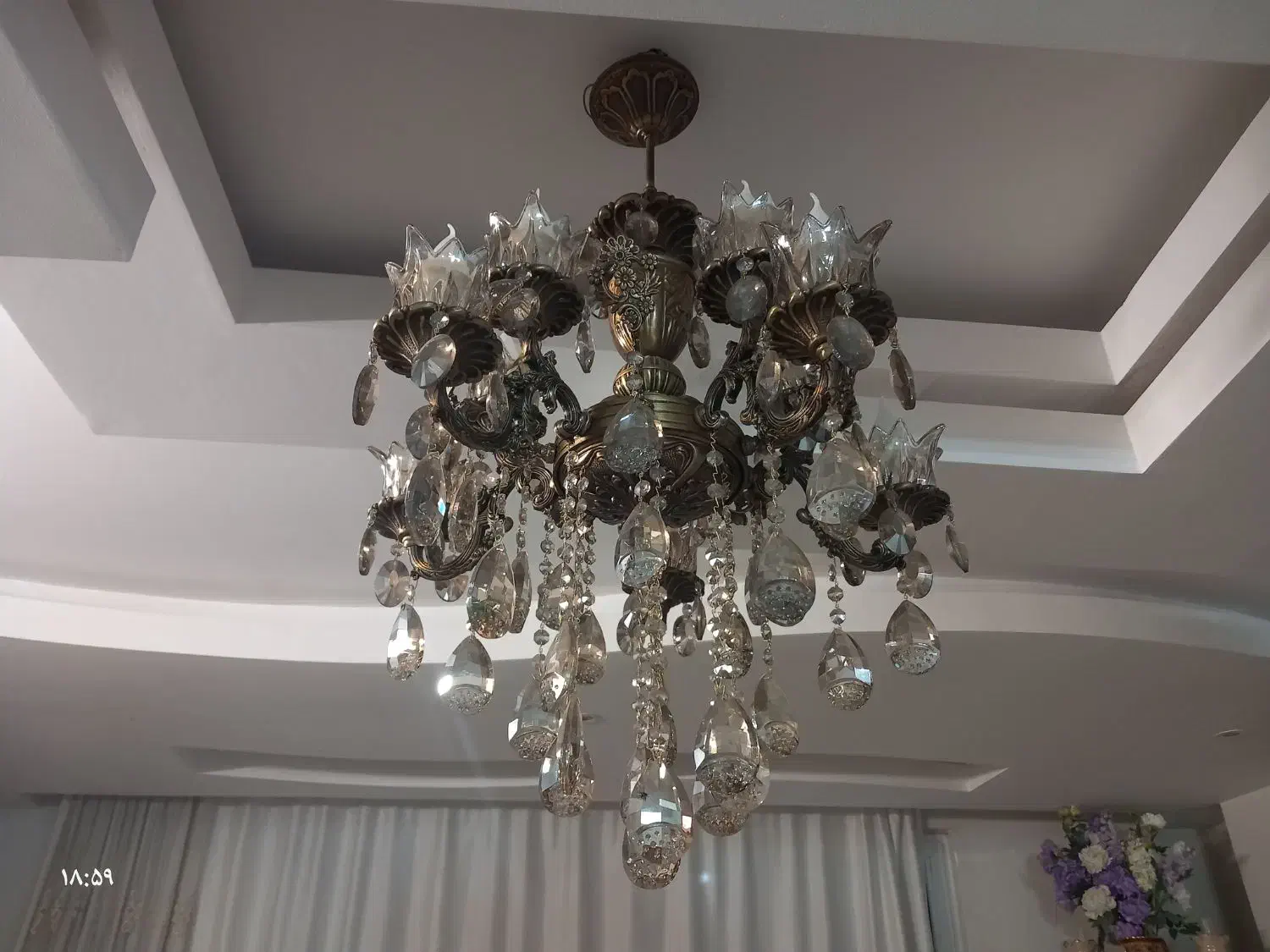 لوستر|لوستر و چراغ آویز|قزوین, |دیوار