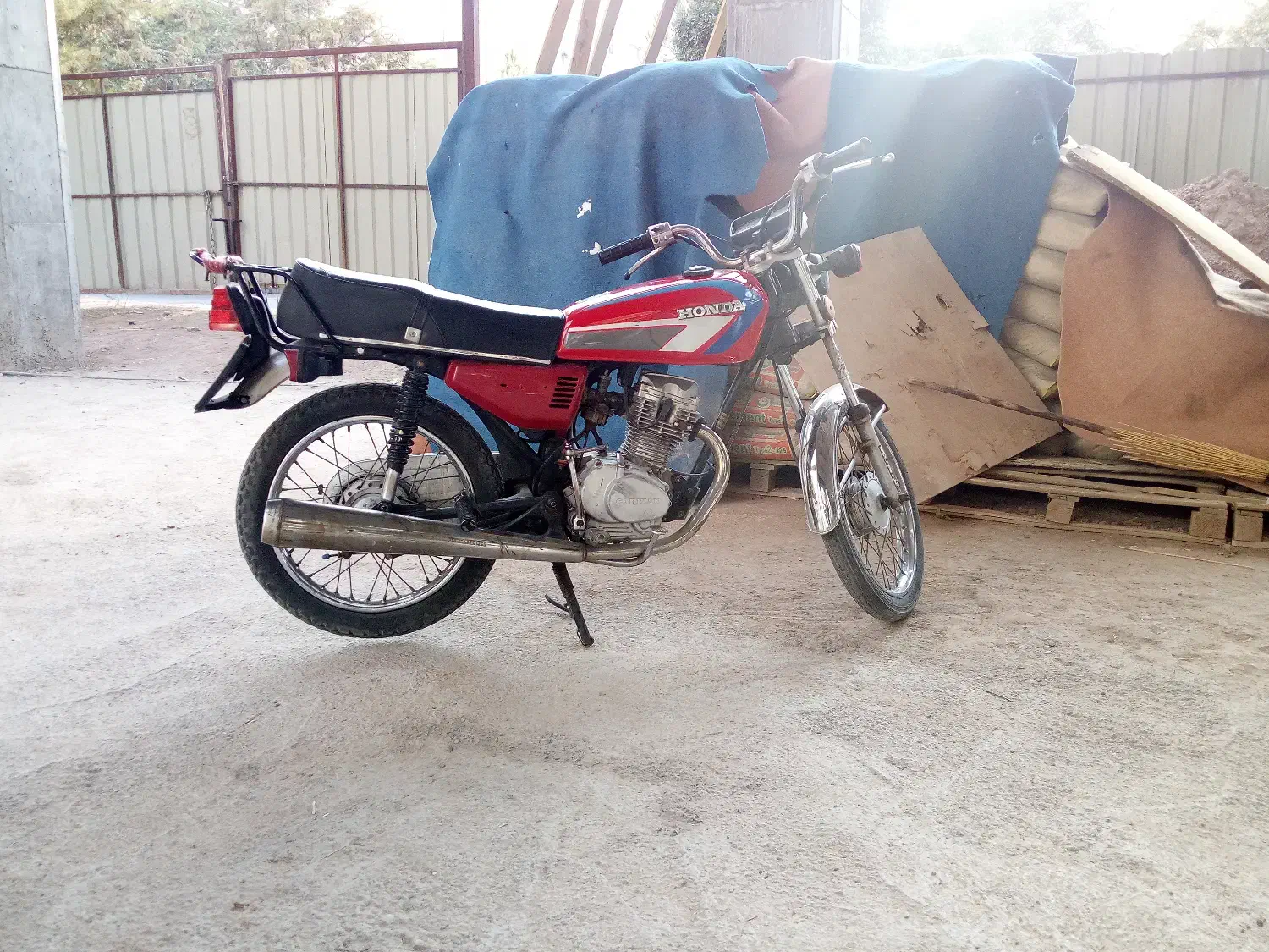 هندا125مزایده|موتورسیکلت|قزوین, |دیوار