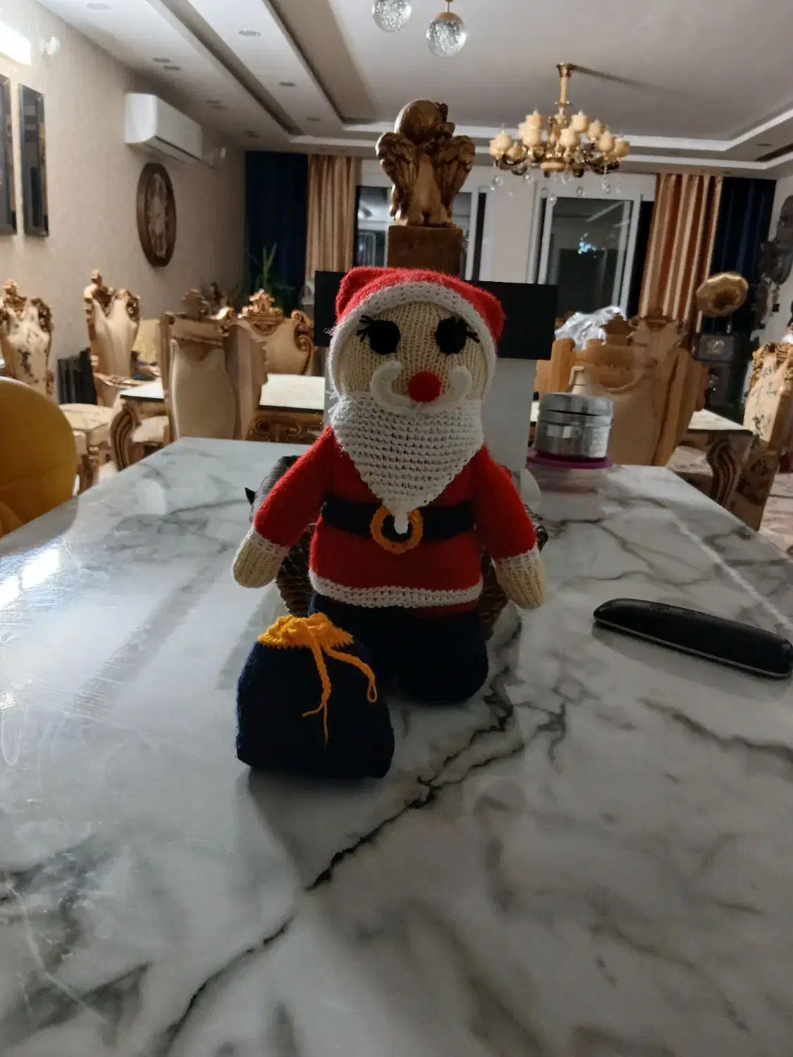 عروسک دست بافت بابا نویل|صنایع دستی و سایر لوازم تزئینی|اصفهان, شاه پسند|دیوار