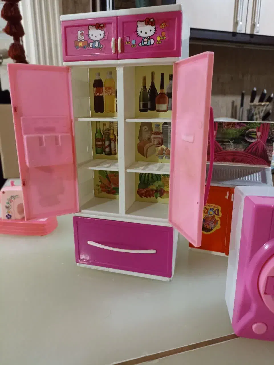 یخچال اسباب بازی ساید بای ساید، ماشین لباسشویی و..|یخچال و فریزر|تهران, شهرک محلاتی|دیوار