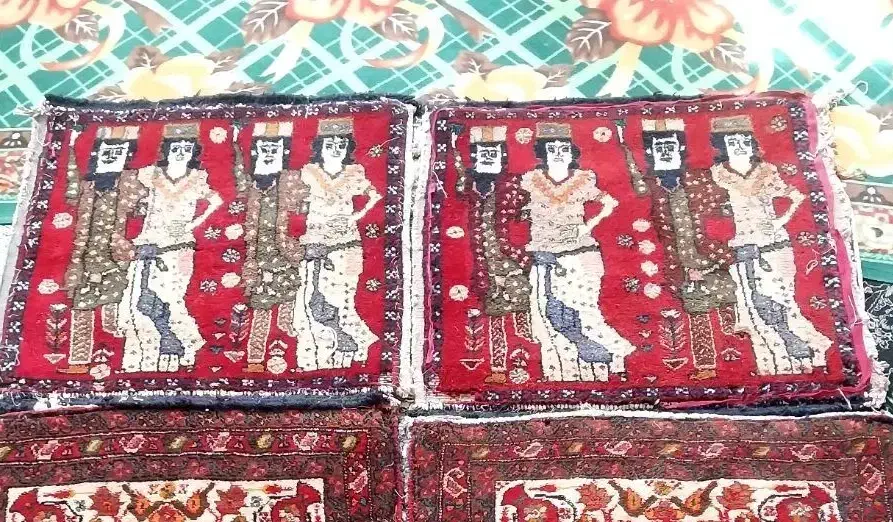 دستباف قدیمی|فرش|نیشابور, فخریه|دیوار