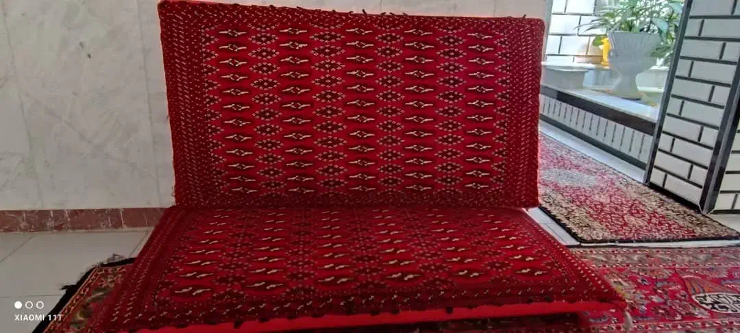 فروش پشتی کاملا نو سایز بزرگ دستباف|پشتی|میاندوآب, |دیوار