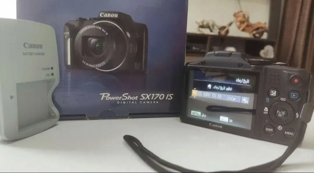 دوربین کنون SX170 درحد نو|دوربین عکاسی و فیلمبرداری|قم, نیروگاه|دیوار