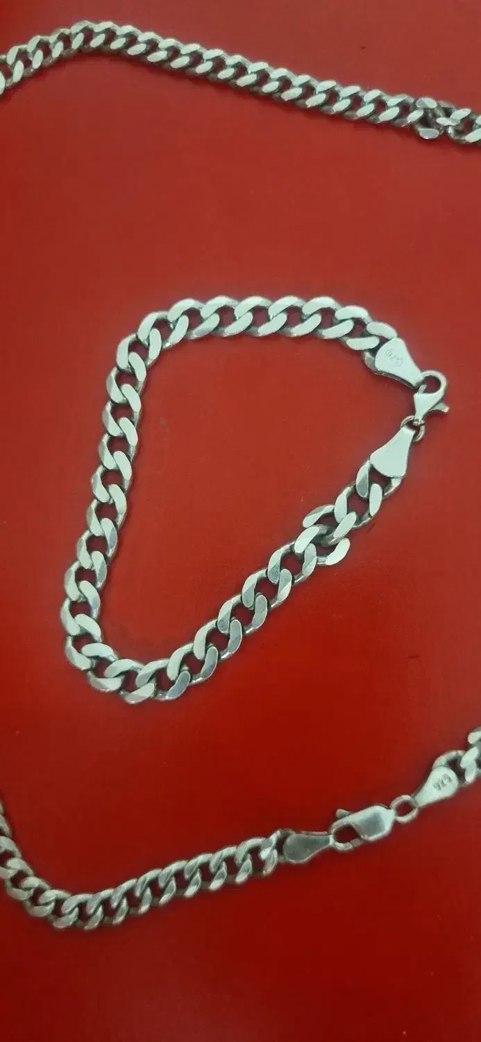 دستبند و گردنبند نقره کارتیر|جواهرات|قم, تعویض پلاک|دیوار