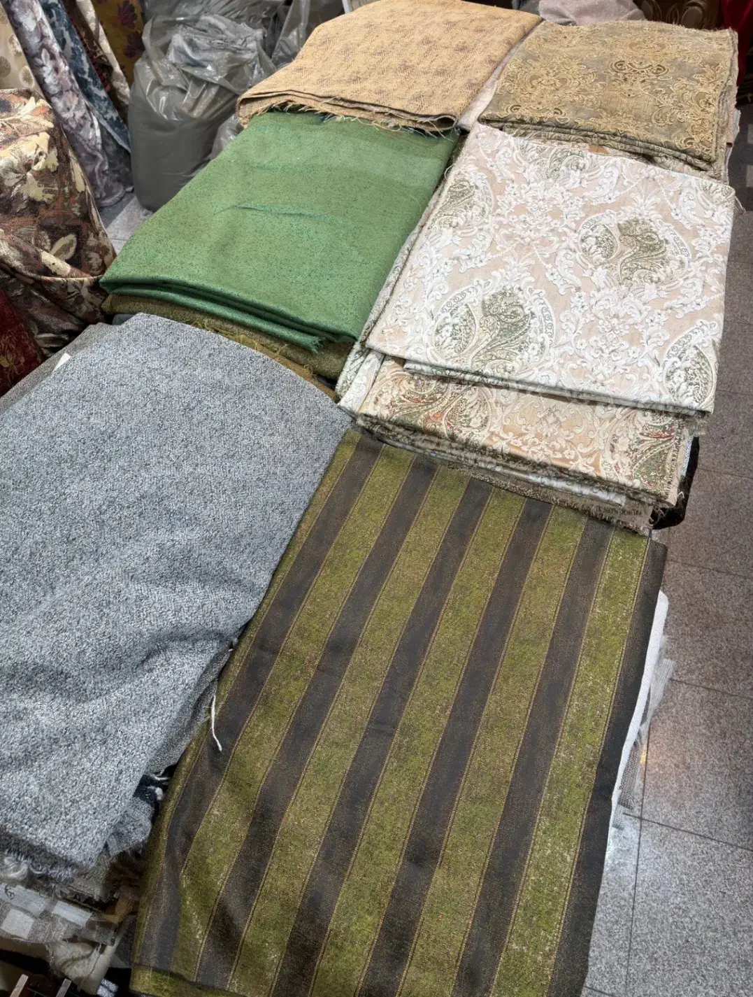 تیکه پارچه مناسب کاور روفرشی پرده کوسن پشتی بالشت|مبلمان خانگی و میز عسلی|تهران, یافتآباد|دیوار