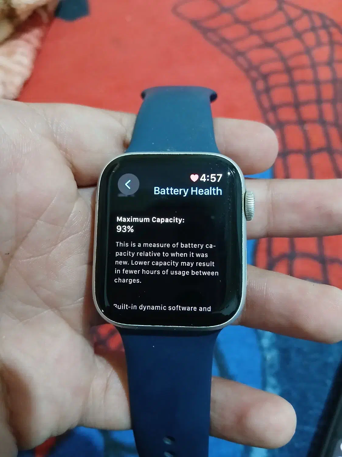 اپل واچ SE ۲۰۲۲سایز44سلامت باتری۹۳درصد کم کار|ساعت|کوهدشت, |دیوار