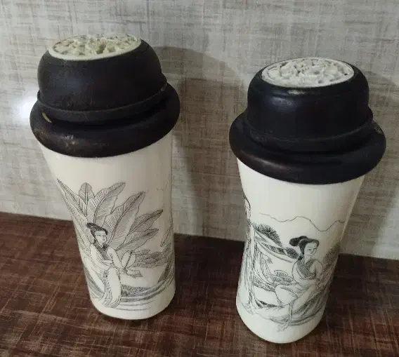 نقاشی رو ظرف صدساله|کلکسیون اشیاء عتیقه|خمینی‌شهر, |دیوار