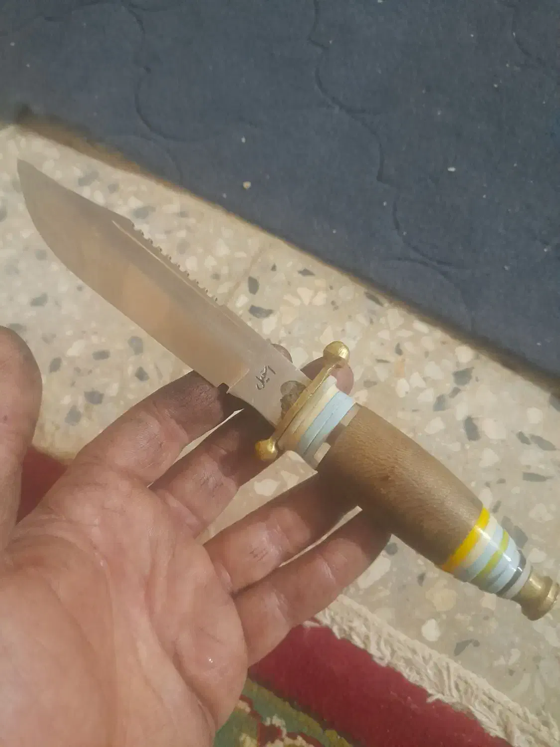 چاقو تزئینی وتیر کوهنوردی|کلکسیون اشیاء عتیقه|بروجرد, |دیوار