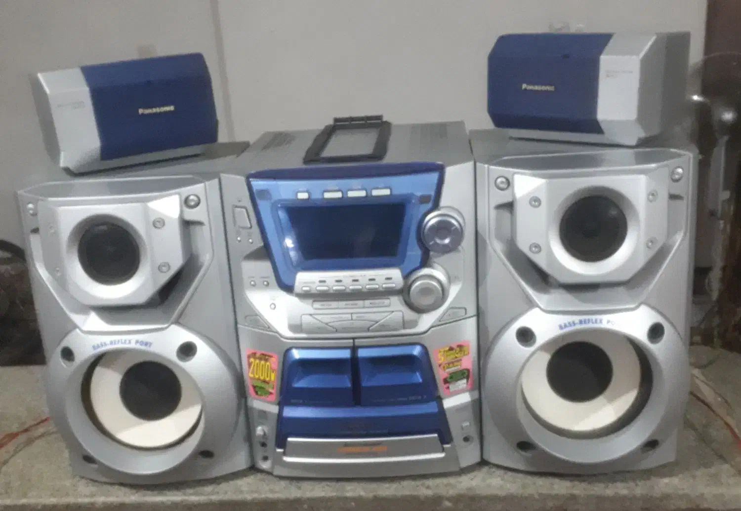 ضبط دوکاسته سی دی خور کمیاب پاناسونیگ|سیستم صوتی خانگی|بروجرد, |دیوار