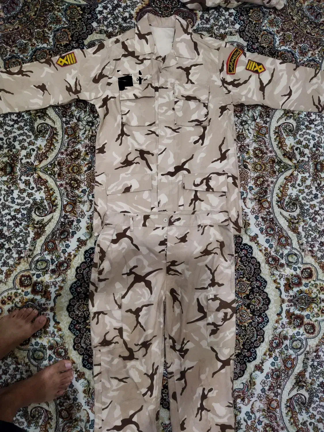 سه دست لباس سربازی سپاه و یک اورکت سایز ۴۴ با ساک|لباس|تهران, وحیدیه|دیوار