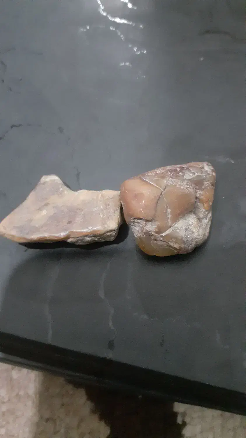 ۲ عدد کهربای اصل وزن حدودا۶ت۷گرم یکشجرگیلان|کلکسیون اشیاء عتیقه|بندر انزلی, سید آسیه|دیوار