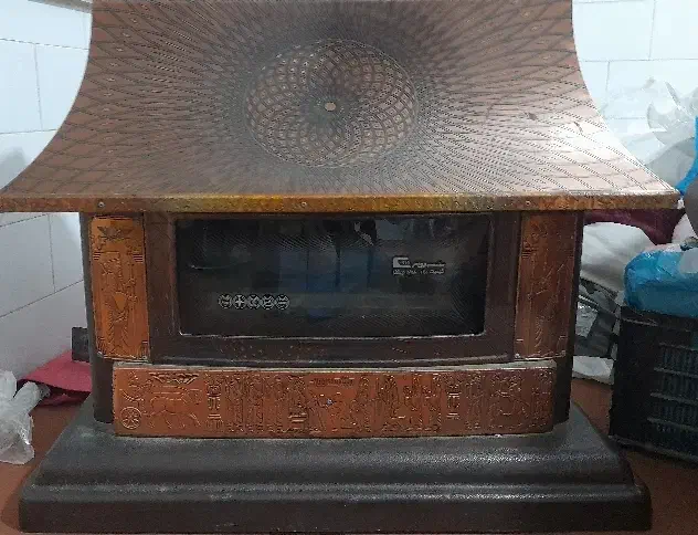 بخاری شومینه ای تمیز درحد نو|بخاری، هیتر، شومینه|اشکذر, |دیوار