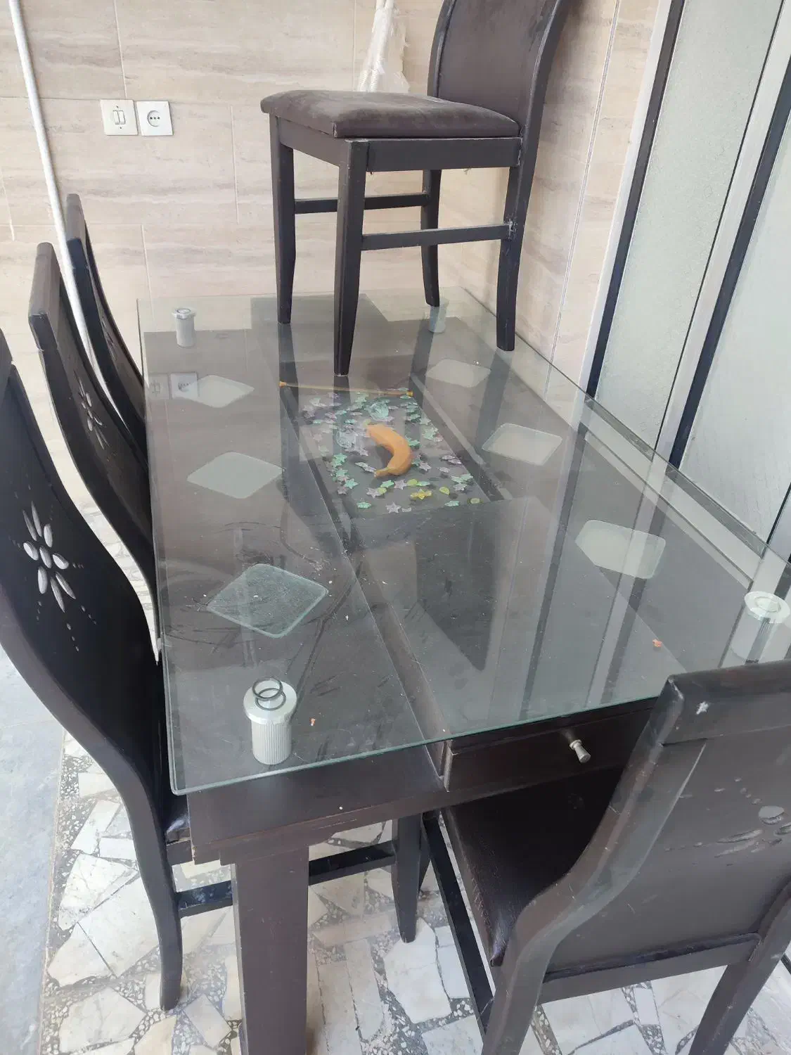 میز غذا خوری|میز و صندلی غذاخوری|گنبد کاووس, |دیوار