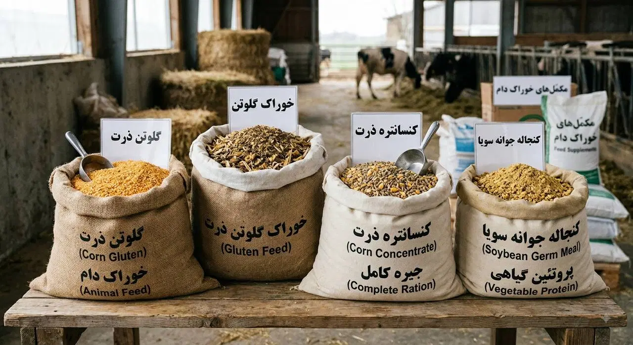انواع گلوتن و محصولات مقوی خوراک دام و طیور|عمدهفروشی|تهران, بوستان ولایت|دیوار