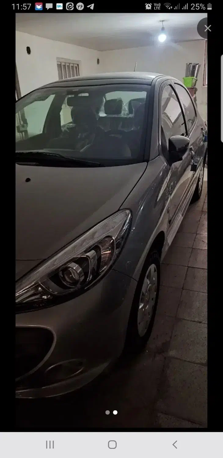 207 پانا tu5p تیتانیوم|خودرو سواری و وانت|کاشان, فین کوچک|دیوار