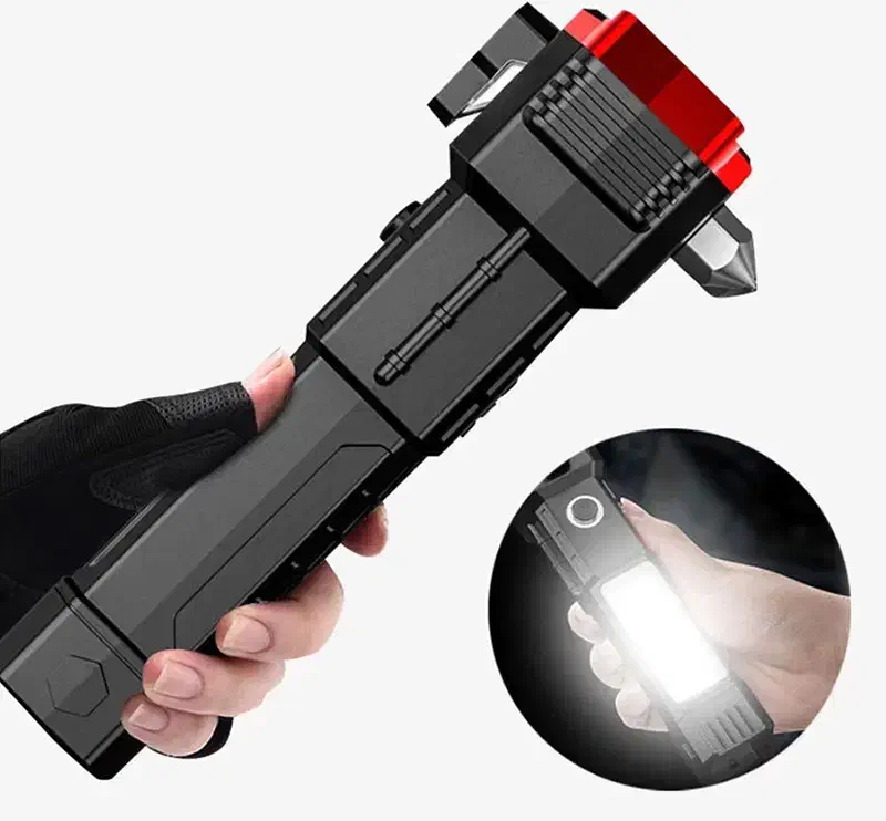 چراغ قوه اضطراری ۸ کاره Torch/ضدآب/ پاوربانک/ چکش|کوهنوردی و کمپینگ|لواسان, |دیوار