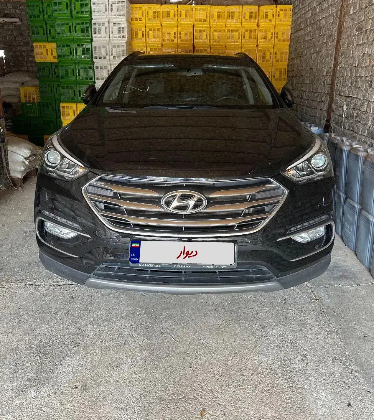 هیوندای سانتافه ۲۰۱۶ شرکتی آسان موتور|خودرو سواری و وانت|فردیس, منظریه|دیوار