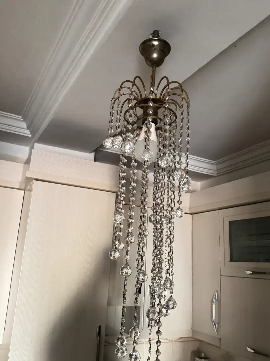 لوستر برنجی|لوستر و چراغ آویز|گرگان, |دیوار