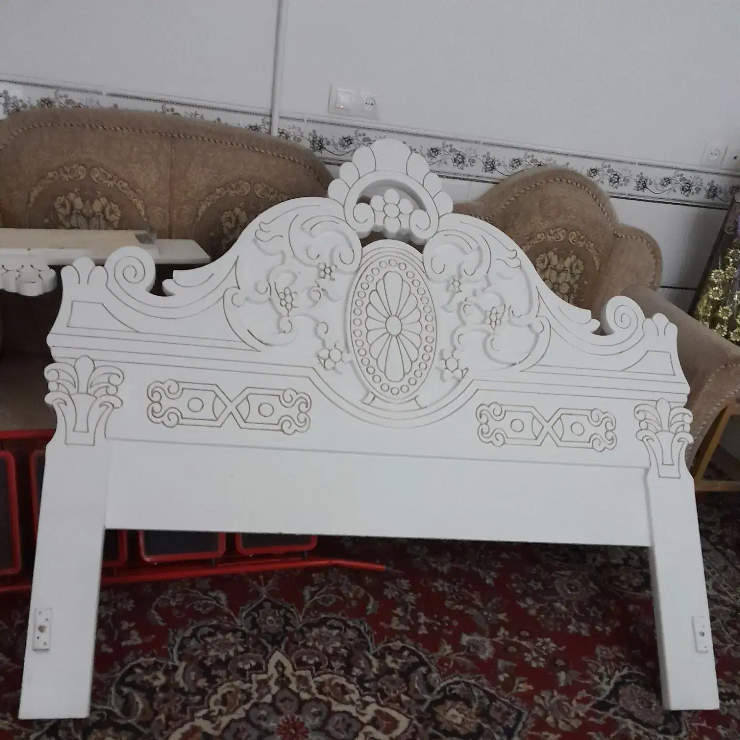 سرویس خواب چوب|تخت و سرویس خواب|ماهان, |دیوار