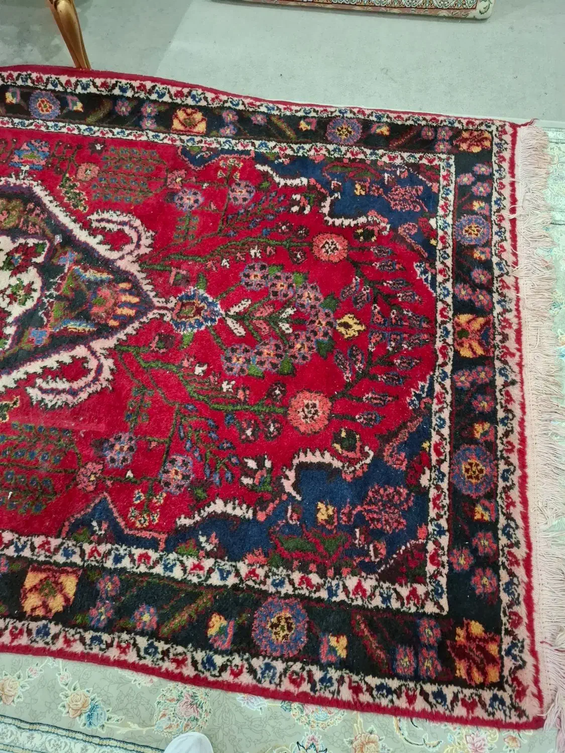 فرش دستباف سالم گوشتی هر تخته ۱۰|فرش|قم, انسجام|دیوار