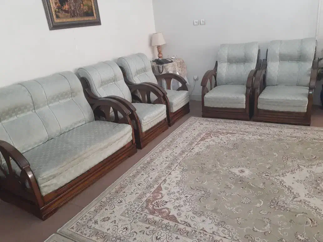 مبل راحتی چوبی پارچه ای|مبلمان خانگی و میز عسلی|اصفهان, کوی امیریه|دیوار