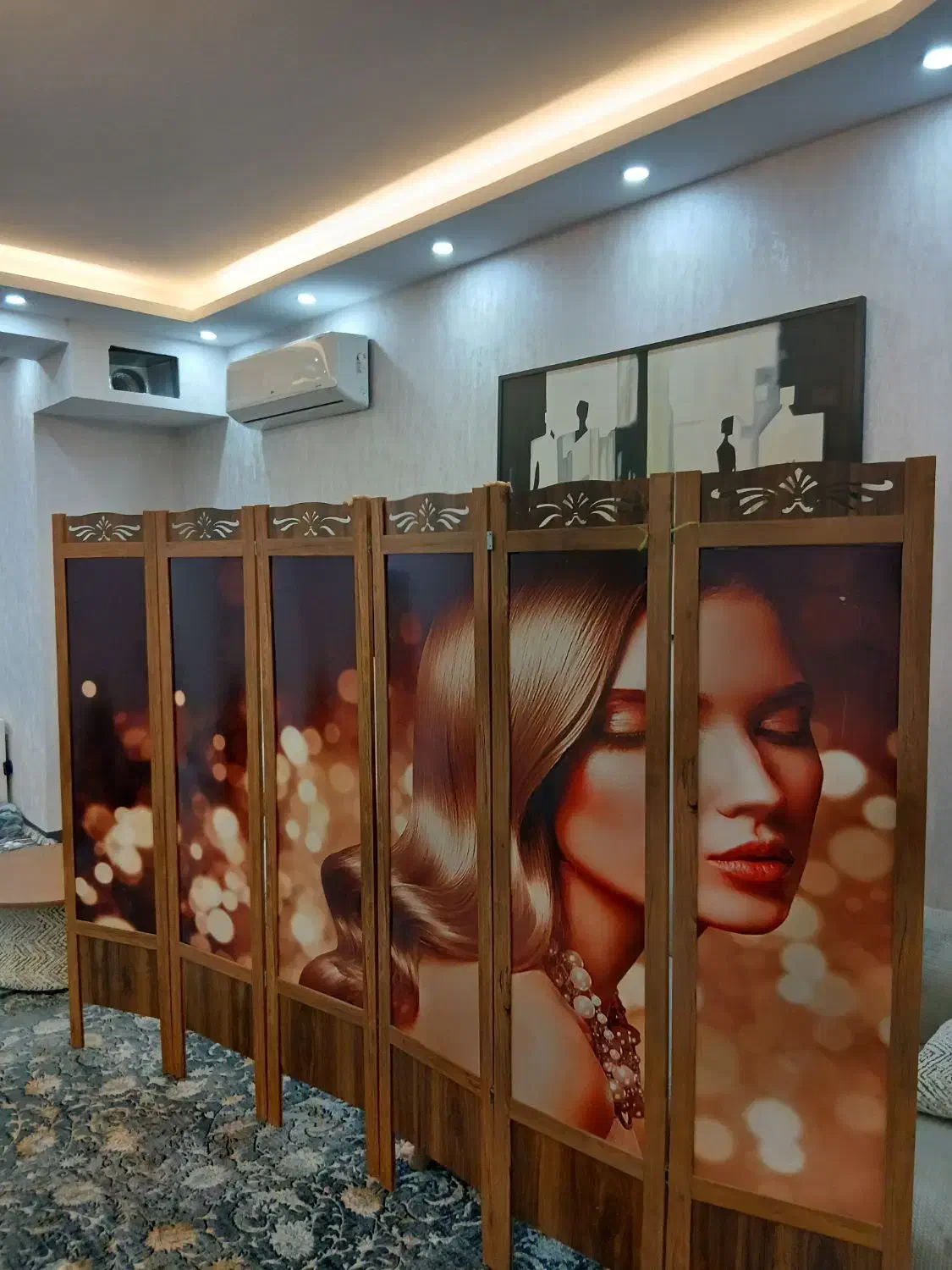 پاراوان آرایشگاه زنانه|صنایع دستی و سایر لوازم تزئینی|رباطکریم, رباطکریم|دیوار