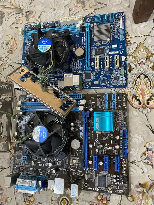 مادربرد h61 با فن cpu|قطعات و لوازم جانبی رایانه|تهران, علم و صنعت|دیوار