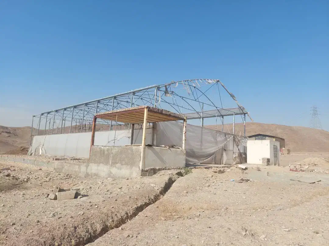 ۵۰۰ متر چهار دیواری مجوز گلخانه در خاوران|فروش دفتر صنعتی، کشاورزی، تجاری|خاوران, |دیوار