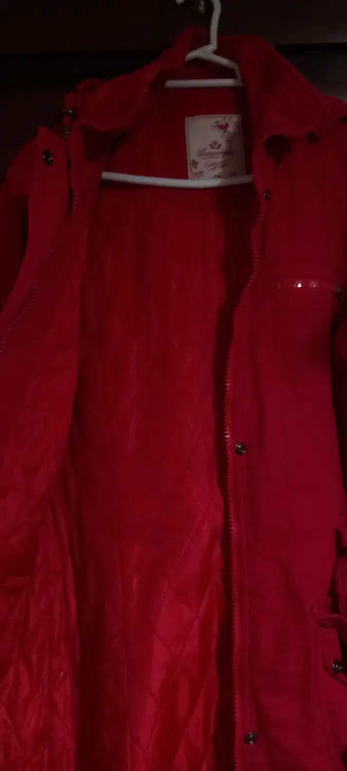 کاپشن قرمز|لباس|ساری, |دیوار