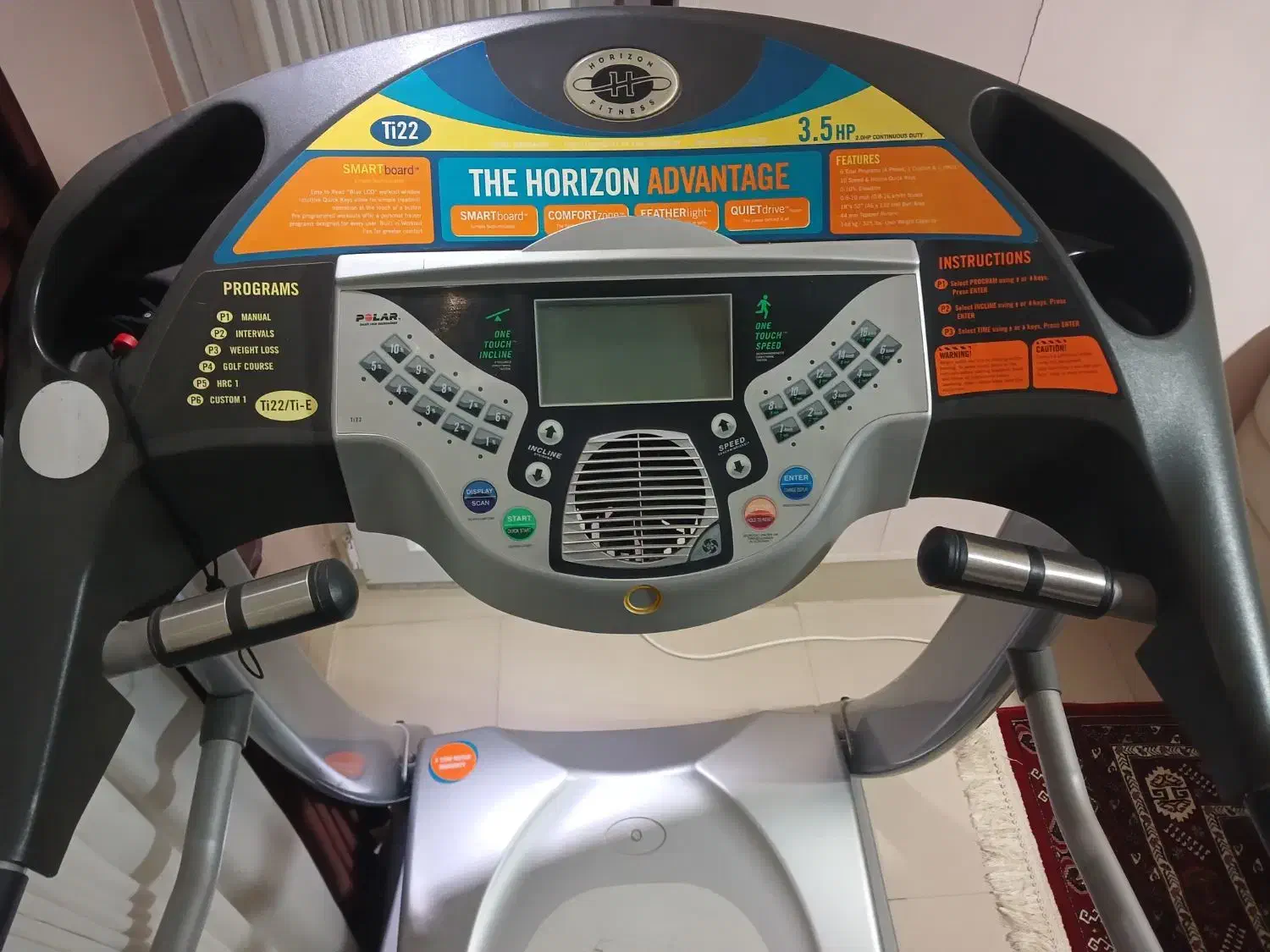 تردمیل horizon Ti22 آمریکایی|تجهیزات ورزشی|گنبد کاووس, |دیوار