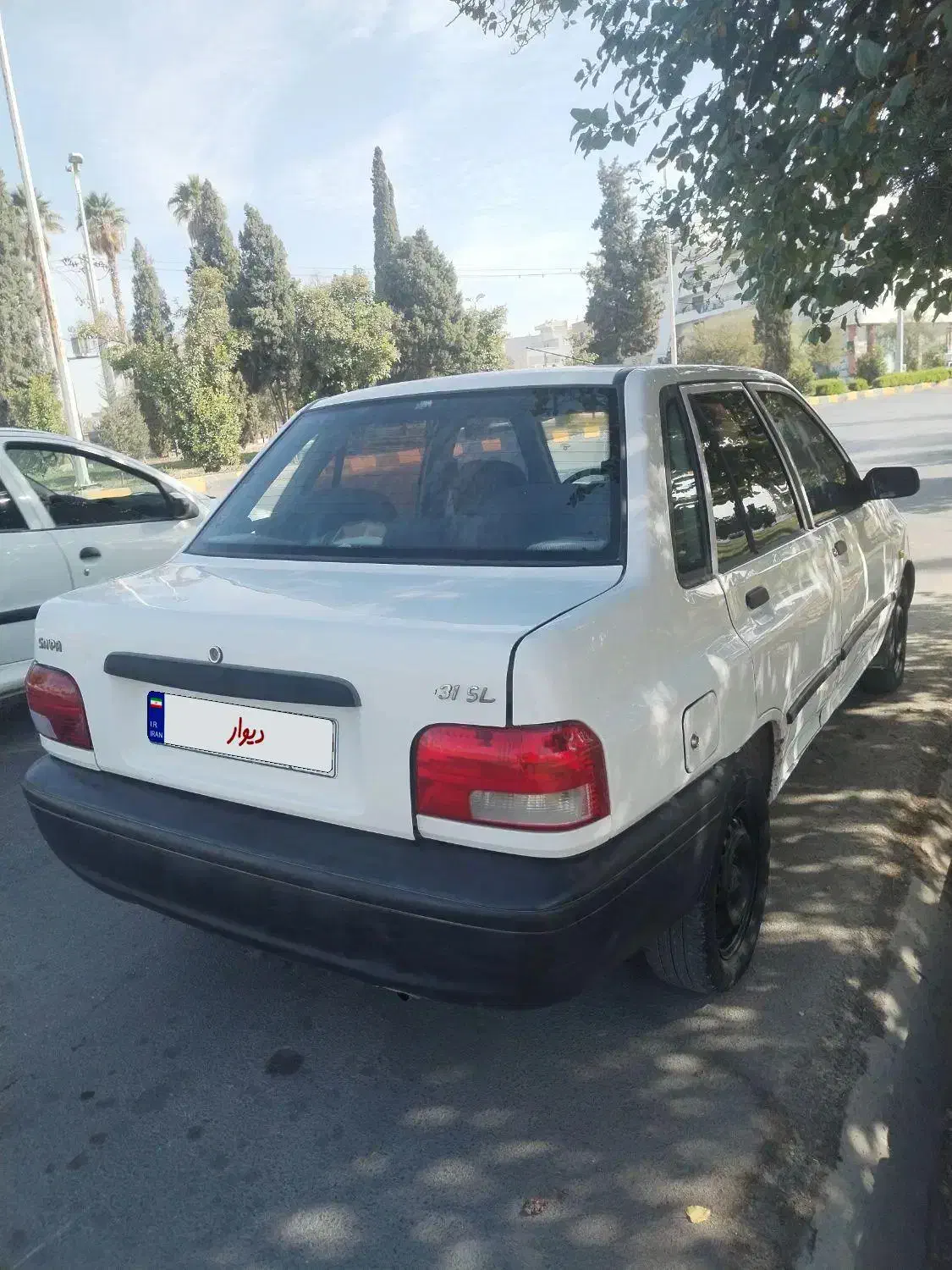 پراید خانگی مدل 93 دوگانه سوز شرکتی بدون رنگ|خودرو سواری و وانت|قیروکارزین, |دیوار