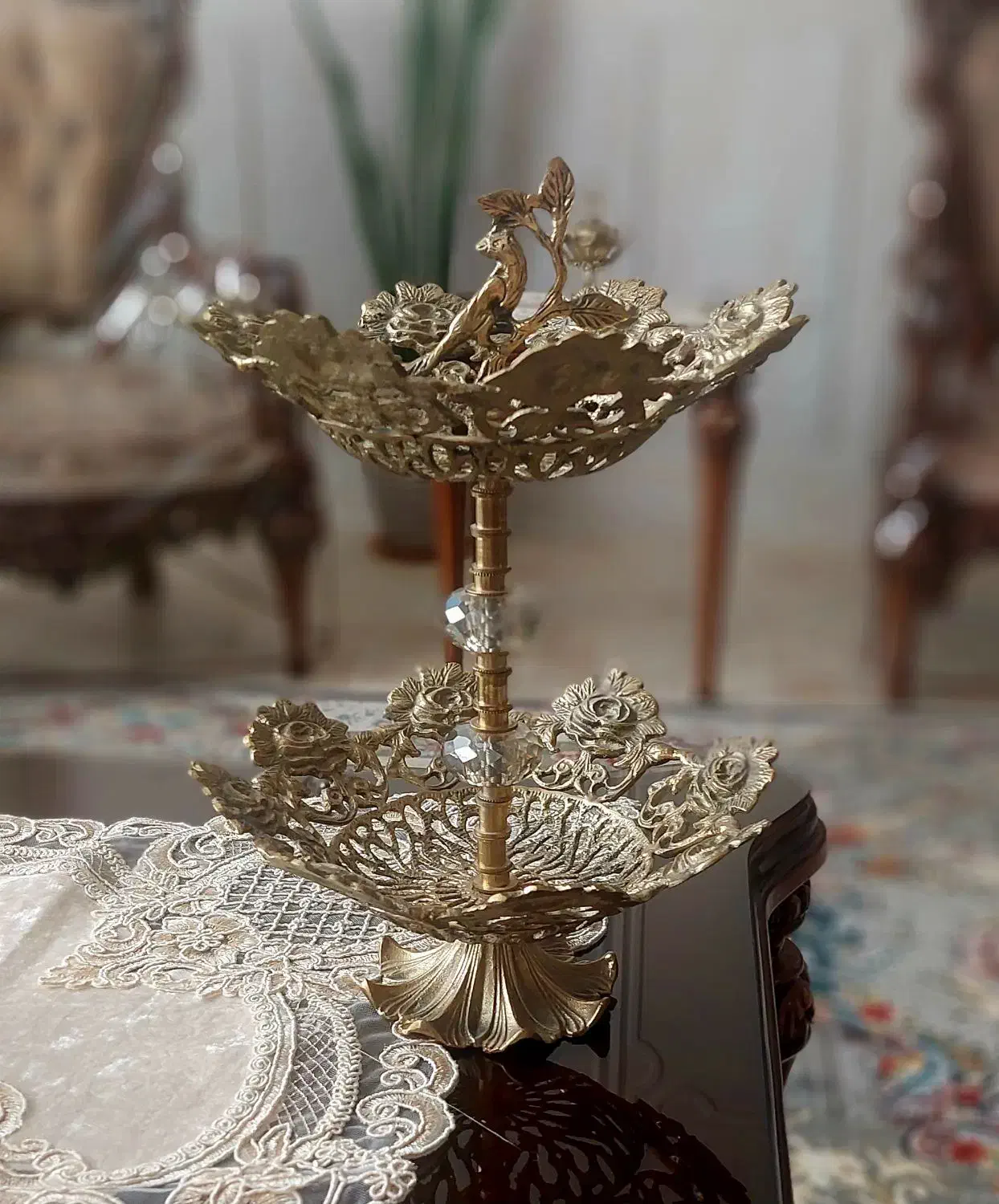 شکلات وشیرینی خوری برنز|ظروف سرو و پذیرایی|زنجان, |دیوار