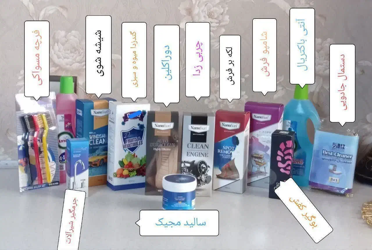 شوینده های نانو|مواد شوینده و دستمال کاغذی|پردیس, فاز ۱|دیوار