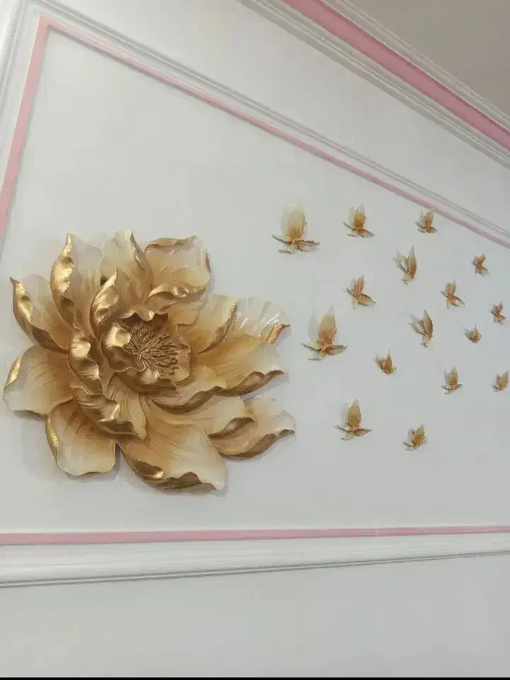 تابلوگل و پروانه|تابلو، نقاشی، عکس|زابل, |دیوار