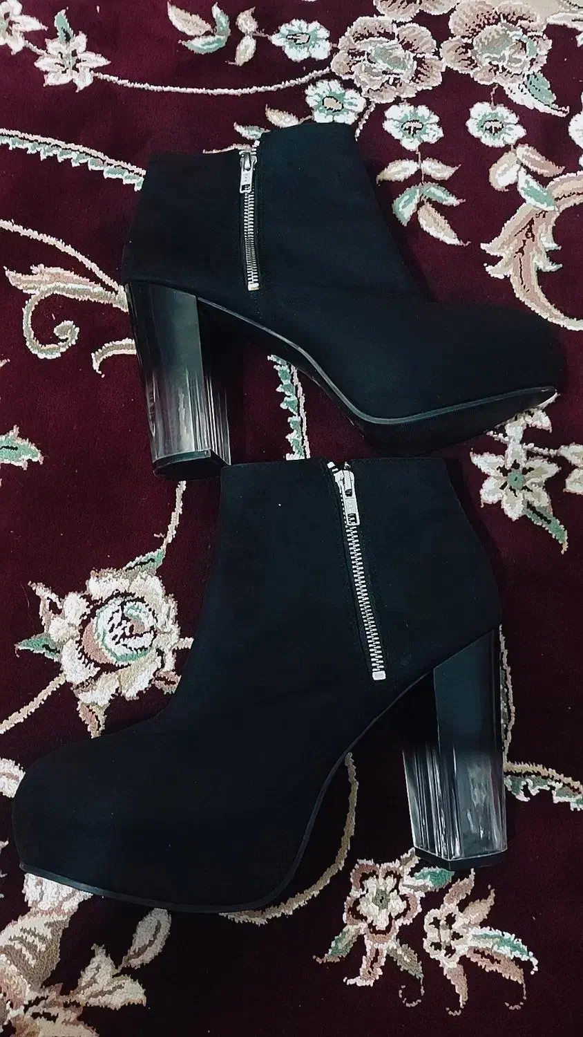 پوتین ساق کوتاه مجلسی مارک چین ،ولی ترکیه ارسال شد|کیف، کفش، کمربند|قزوین, |دیوار