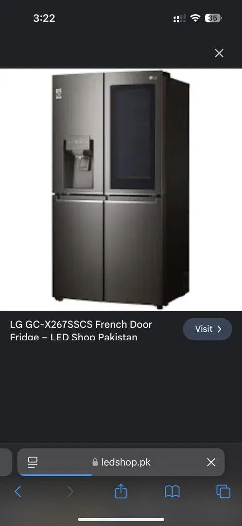 یخچال x267 LG نو نو|یخچال و فریزر|تهران, طرشت|دیوار