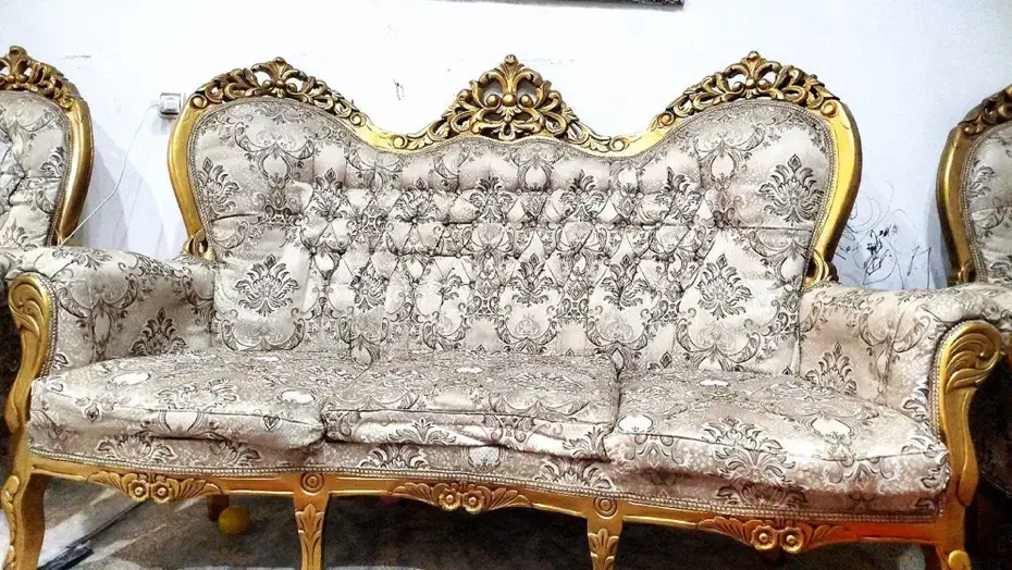 مبل ۹نفره مدل کلاسیک و استیل|مبلمان خانگی و میز عسلی|پاکدشت, پاکدشت (مامازند)|دیوار