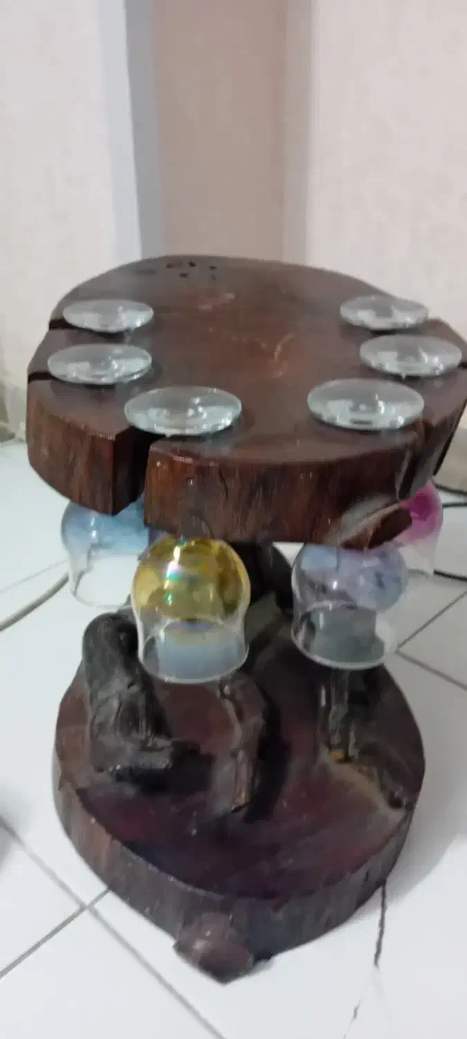 مینی بار با ۶ گیلاس رنگی زیر قیمت|مبلمان خانگی و میز عسلی|کرج, شهرک ولیعصر|دیوار