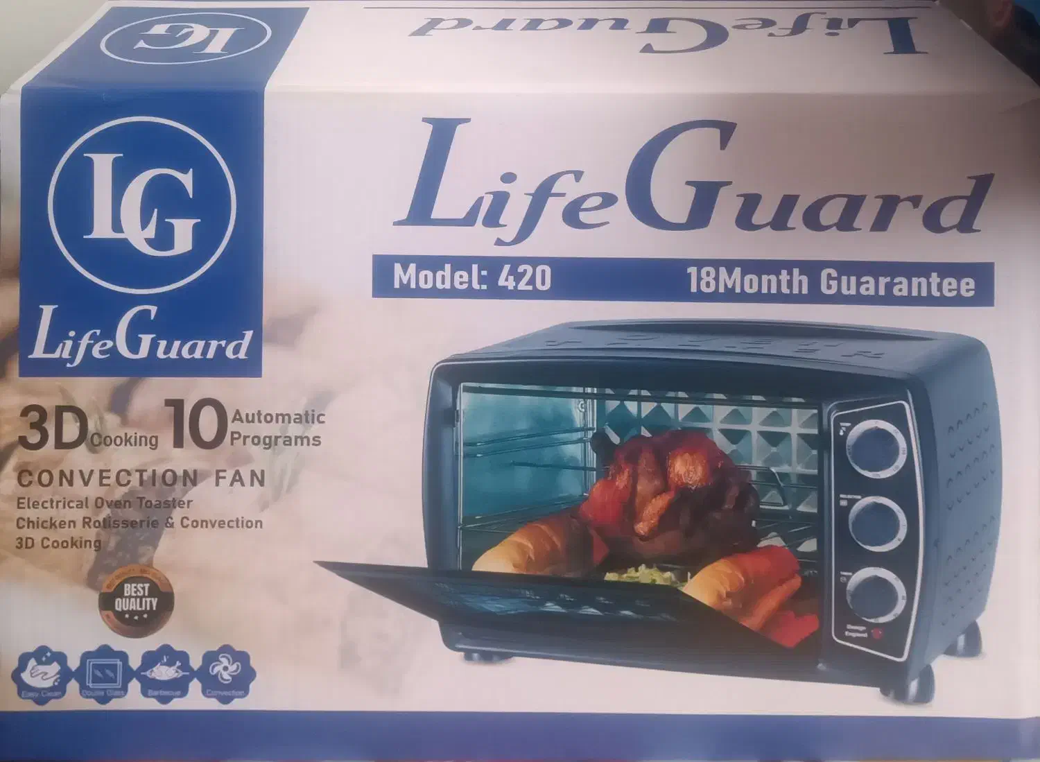 توستر LG|اجاق گاز و لوازم برقی پخت‌وپز|پرند, فاز ۵|دیوار