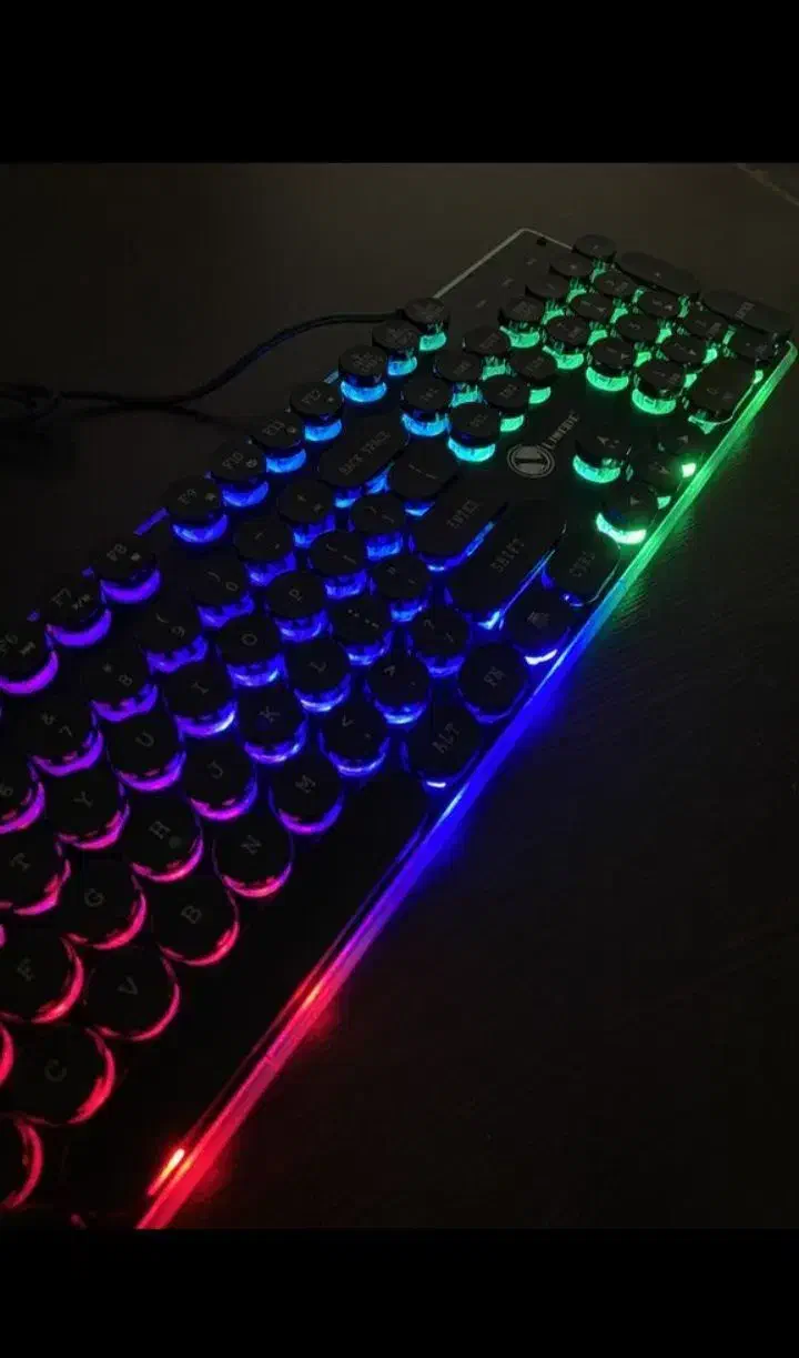 کیبورد RGB Limida|قطعات و لوازم جانبی رایانه|رشت, دیلمان|دیوار