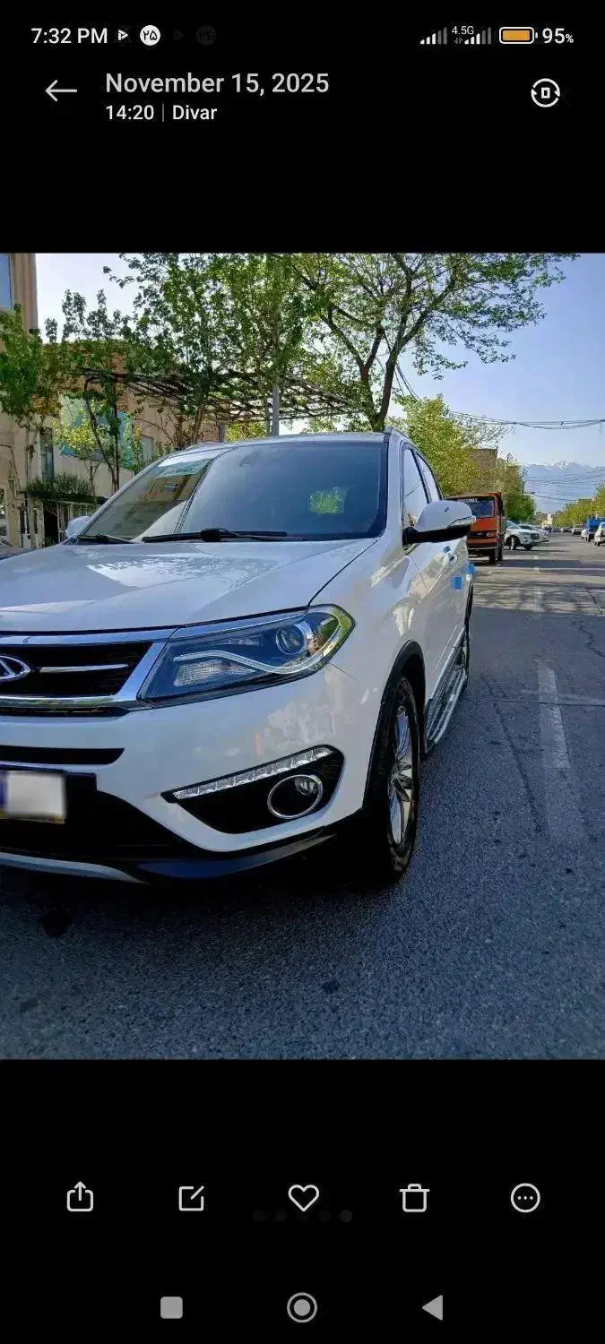 تیگو ۵ tiggo 5 فیس نیو کم کار و تمیز|خودرو سواری و وانت|شاهینشهر, مخابرات (شهید بهشتی)|دیوار