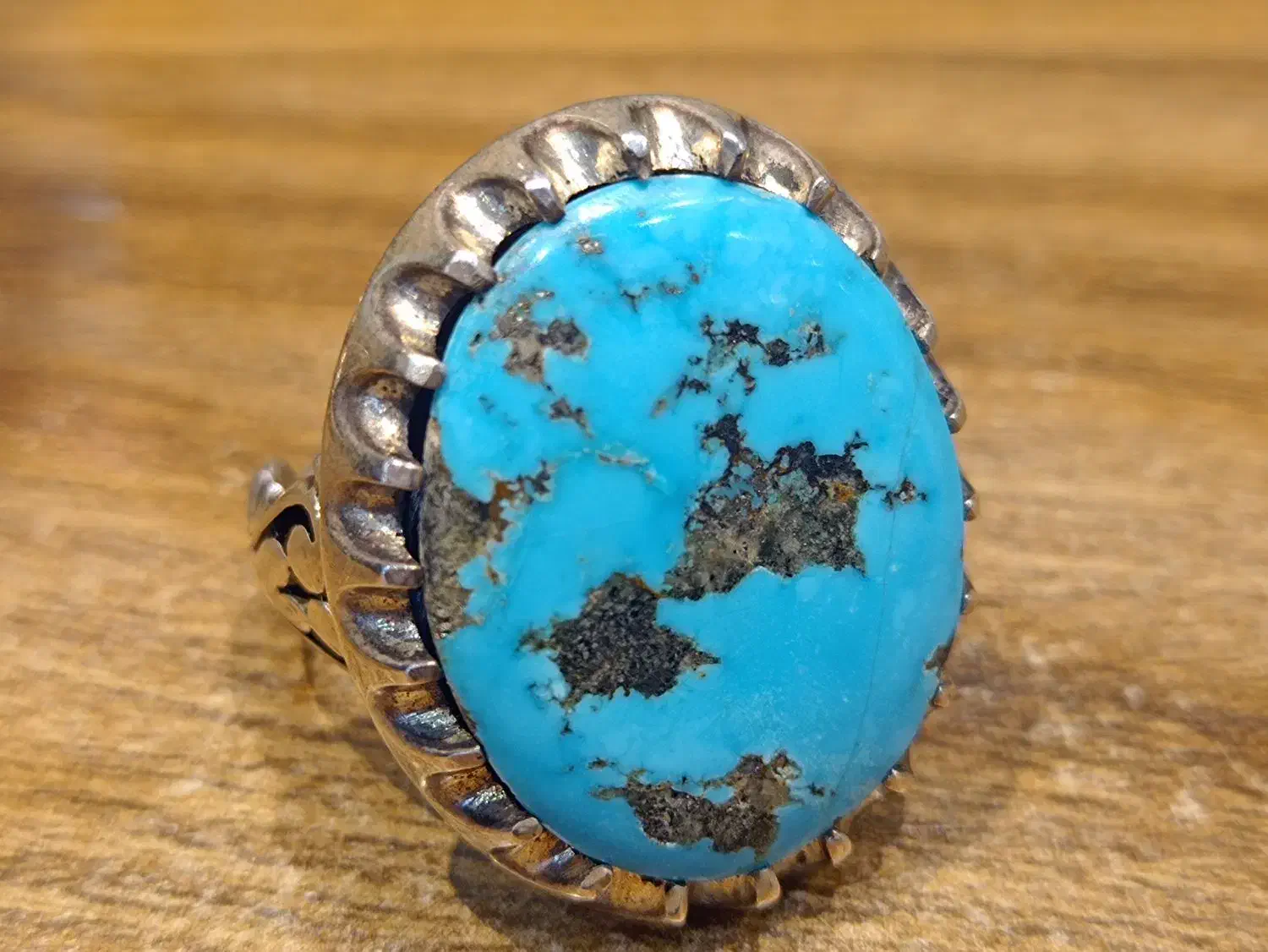 انگشتر فیروزه نیشابور رکاب استاد صابری|جواهرات|تهران, بازار|دیوار