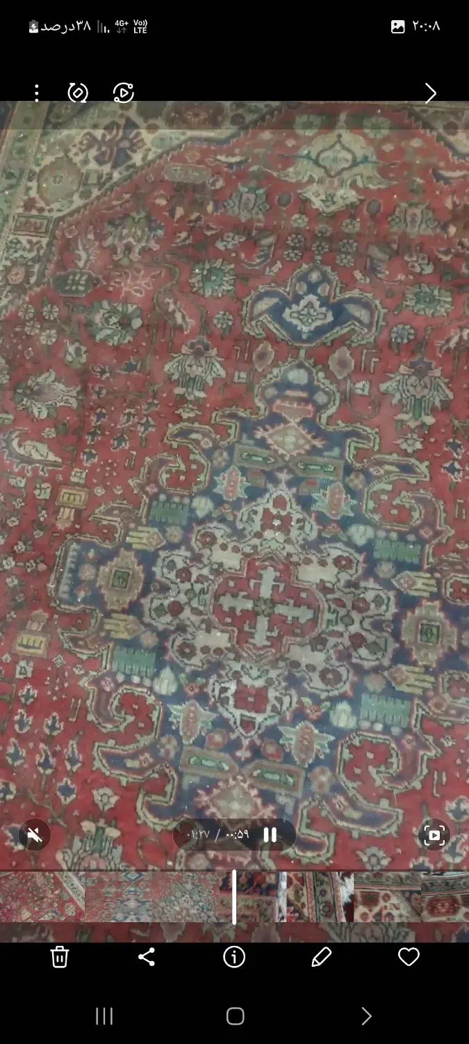 قالی دست بافت قلی کار ترک تبریز هست|فرش|شیراز, رکنآباد|دیوار