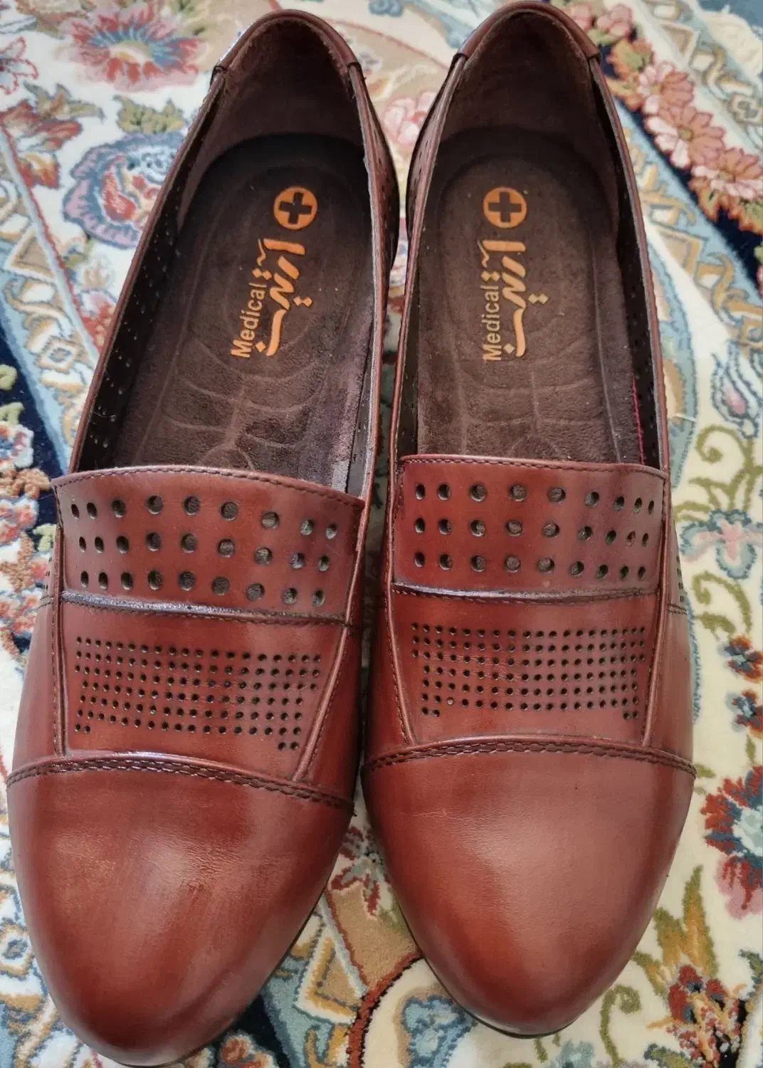 کفش چرم اصلی زنانه سایز۴۲|کیف، کفش، کمربند|پلدختر, |دیوار