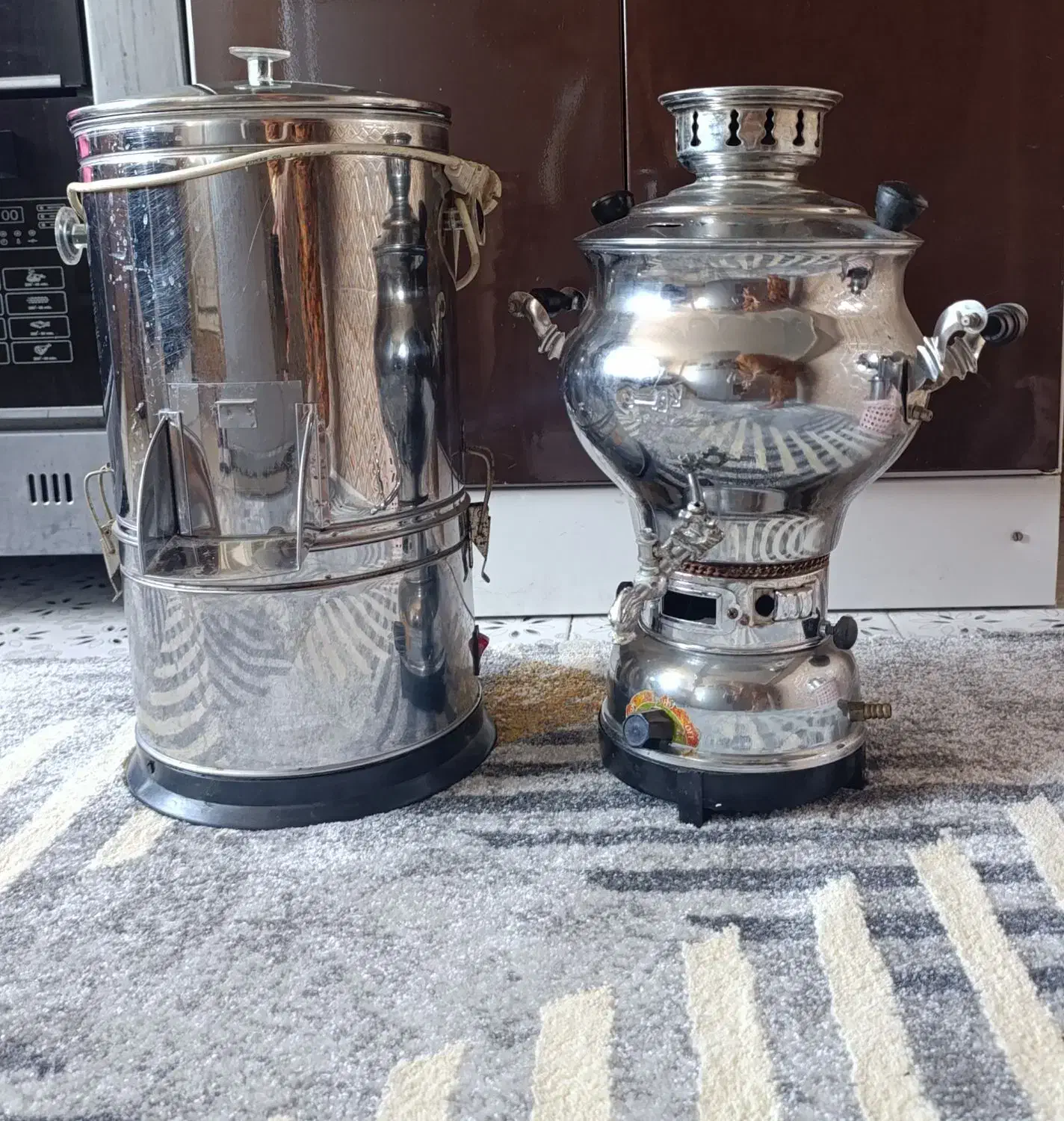 سماور گازی. سبزی خرد کن|سماور، چای‌ساز، قهوه‌ساز|فاضل آباد, |دیوار